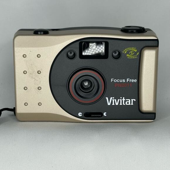 Vintage Vivitar Focus Free PN2011 35mm Film Camera Panoramic Capable Photography - Picture 1 of 6